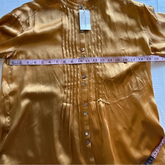 NWT Sundance Delphine Highland Top in Honey | Size XS - Picture 9 of 10